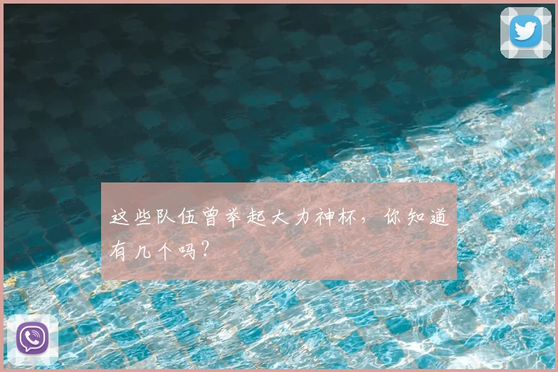 这些队伍曾举起大力神杯，你知道有几个吗？